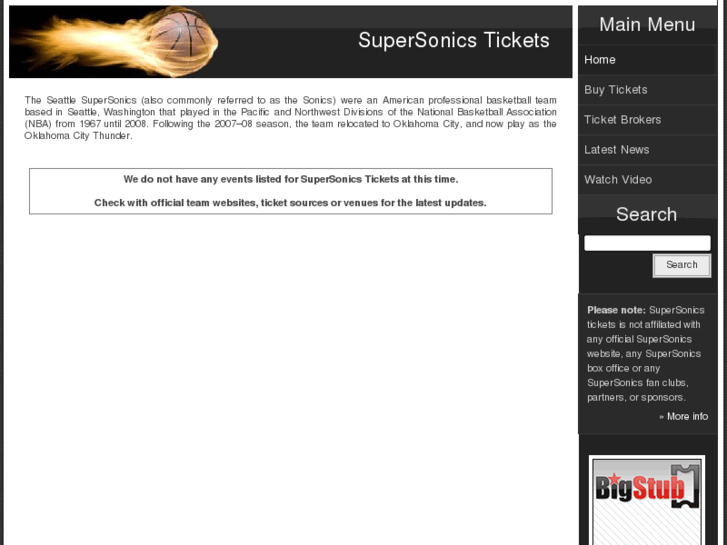 www.supersonicstickets.net