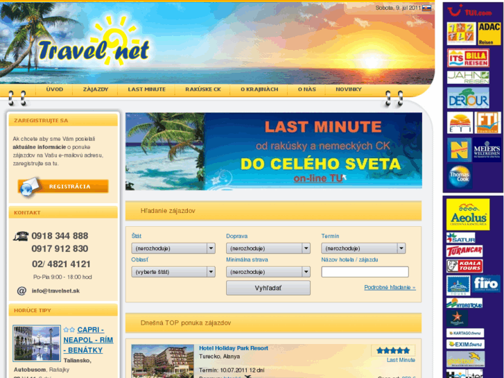 www.travelnet.sk