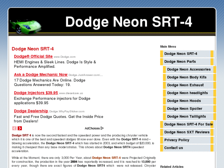 www.dodgeneonsrt4.com