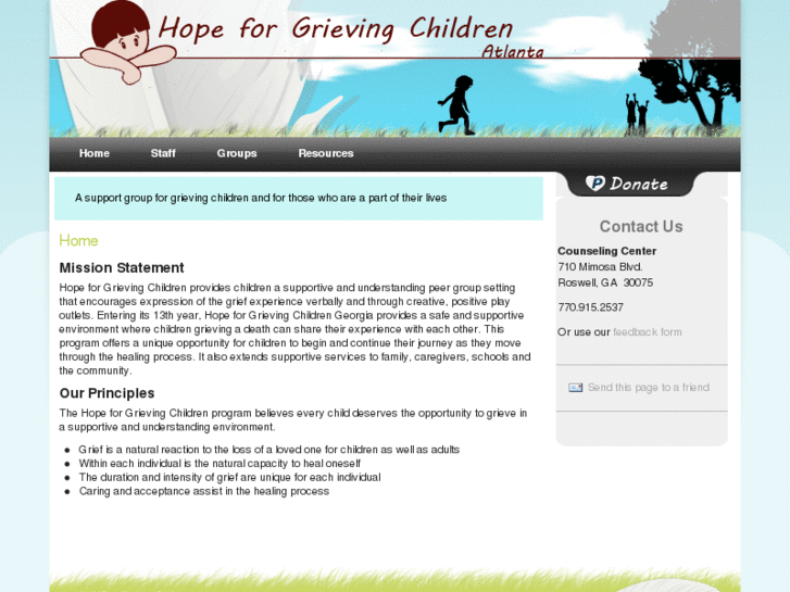 www.hopeforgrievingchildren.com