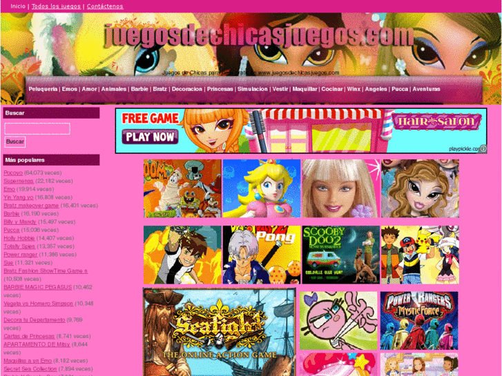 www.juegosdechicasjuegos.com