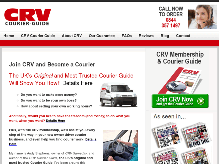 www.crvcourierguide.com