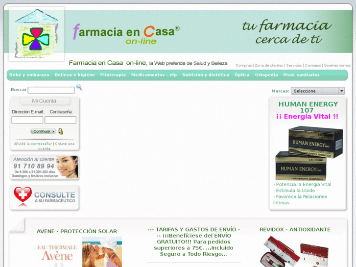 www.farmaciaencasaonline.es