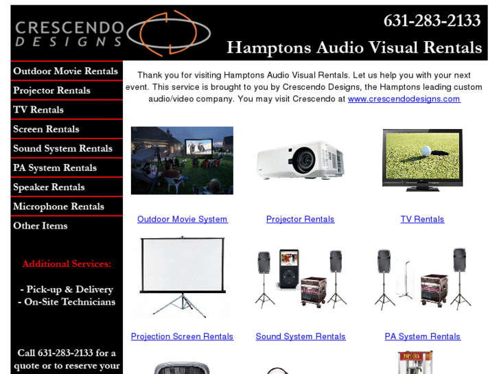 www.hamptonsaudiovisualrentals.com