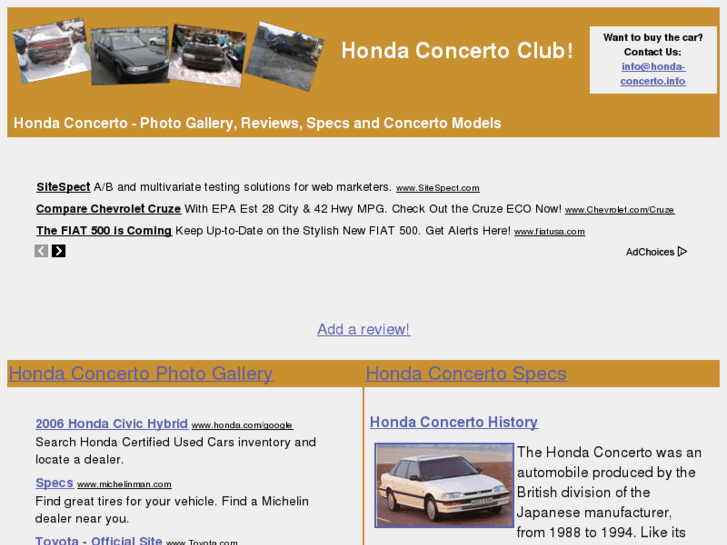 www.honda-concerto.info