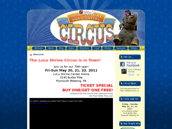 www.lulushrinecircus.com