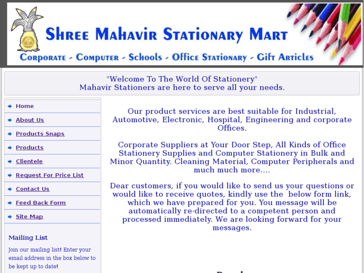 www.mahavirstationers.com