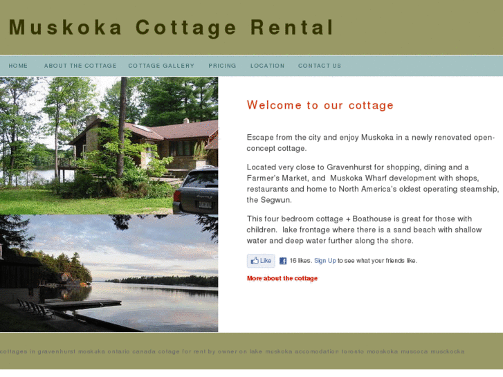 www.rentmuskokacottage.com