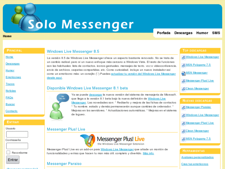 www.solomessenger.es