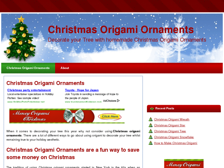 www.christmasorigamiornaments.com