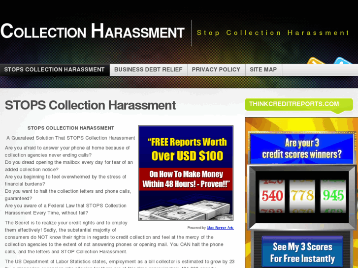 www.collectionharassment.org