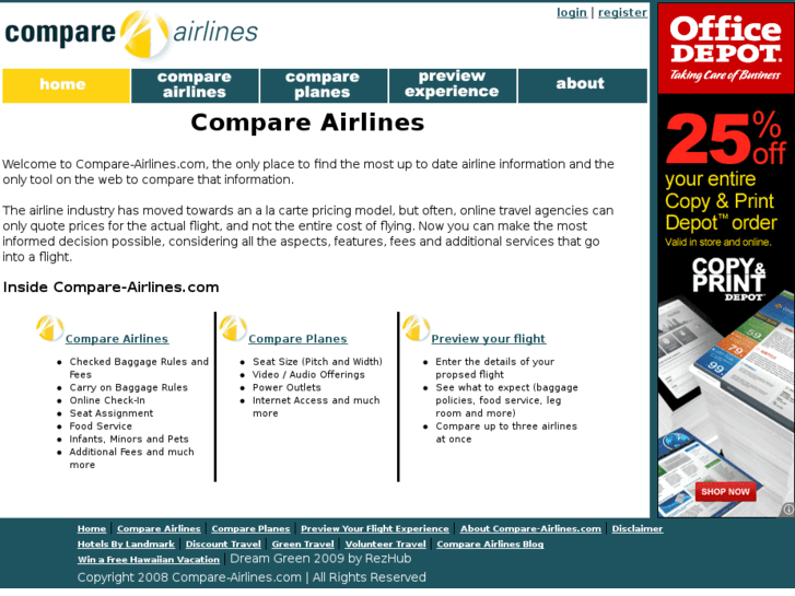 www.compare-airlines.com