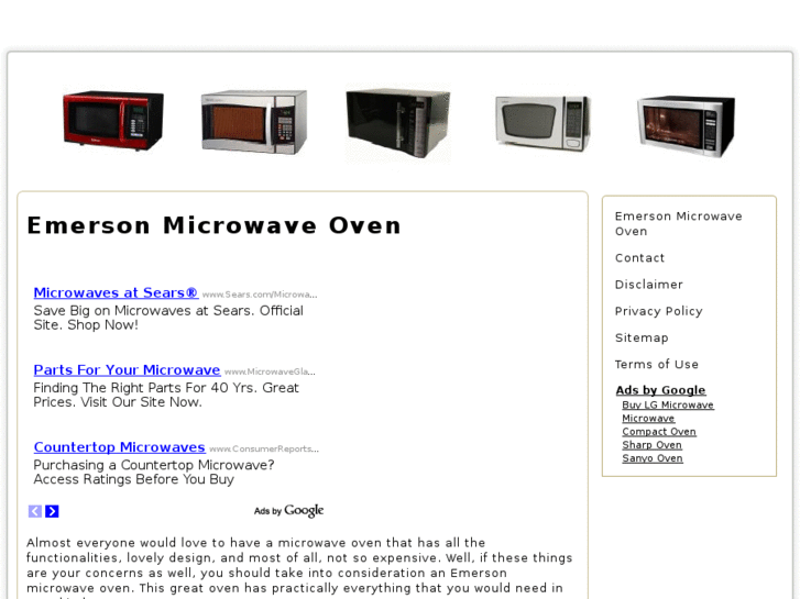 www.emersonmicrowaveoven.org