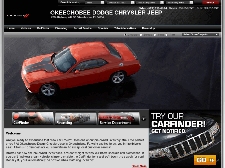 www.okeechobeedodgechryslerjeepram.com