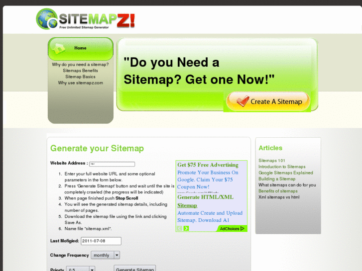 www.sitemapz.com