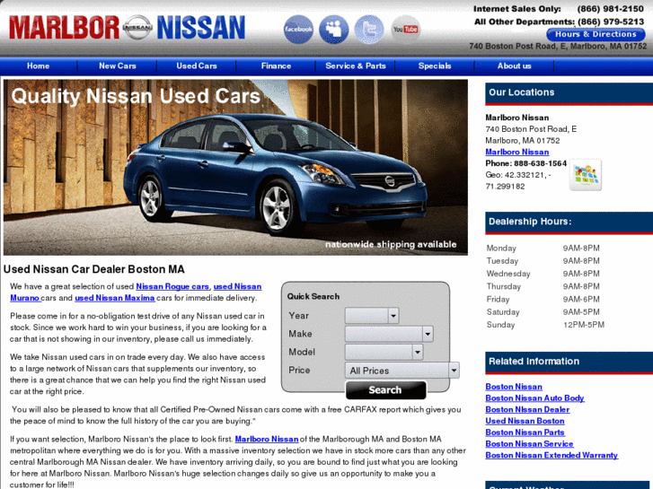 www.usednissancars.net