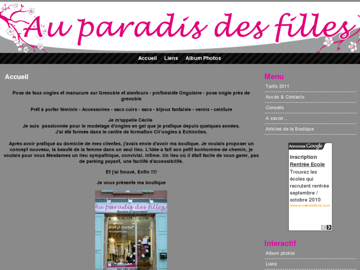 www.auparadisdesfilles.com