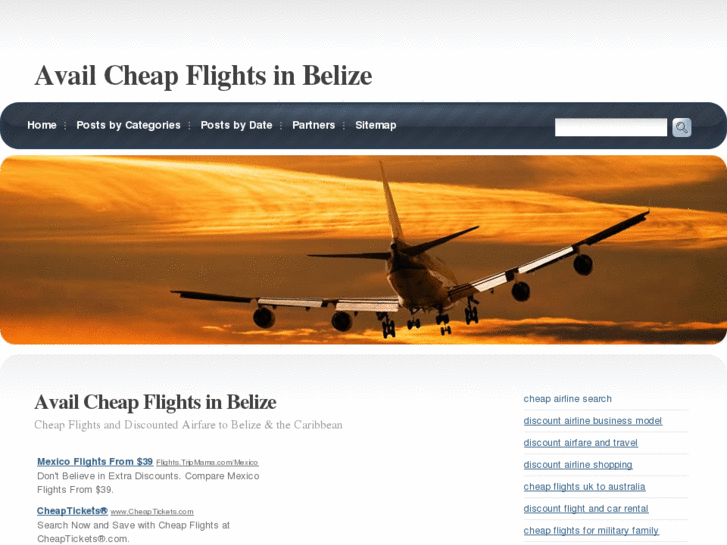 www.cheapflightsbelize.com