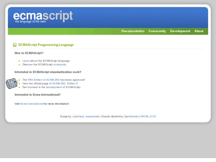 www.ecmascript-lang.org