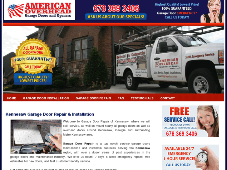 www.garagedoorrepairkennesawga.com