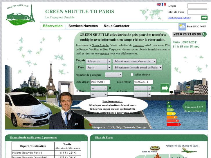 www.green-shuttle-to-paris.fr