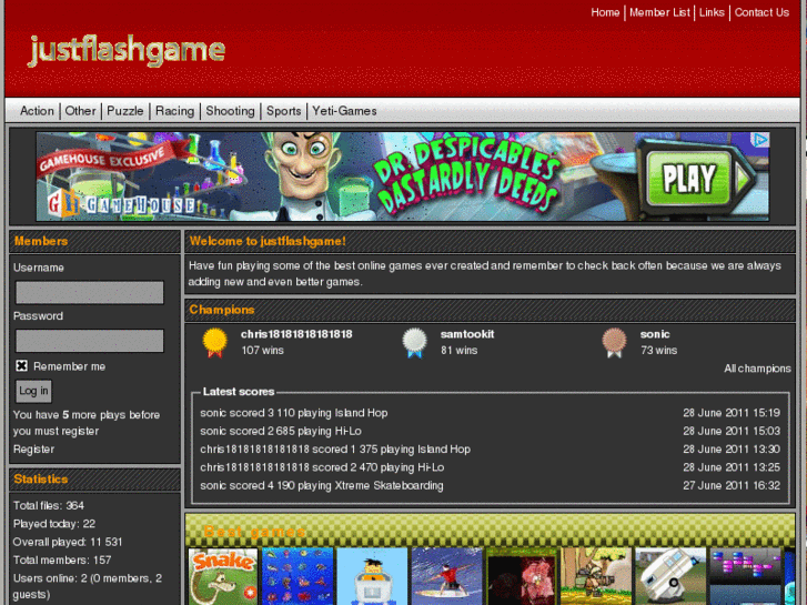 www.justflashgame.com