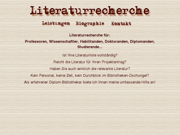 www.literaturrecherche.com