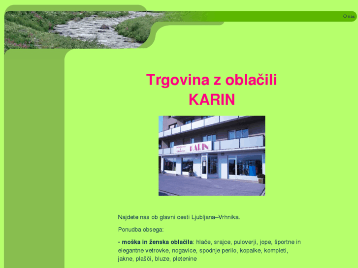 www.trgovina-karin.com