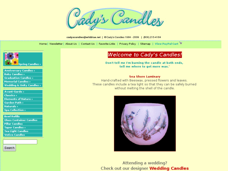 www.cadyscandles.com