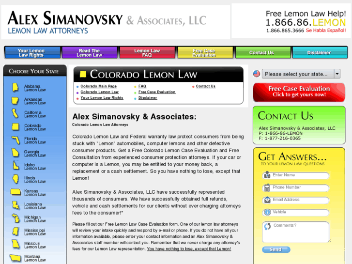 www.colorado-lemon-law.com