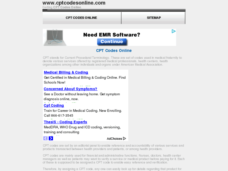 www.cptcodesonline.com