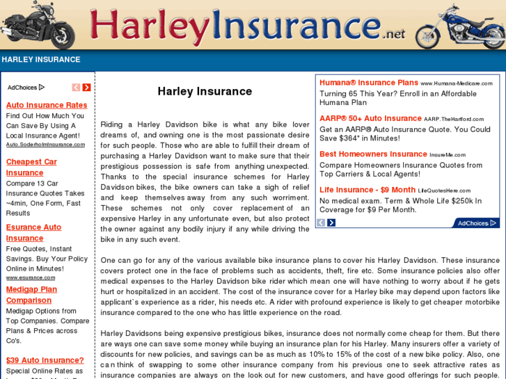 www.harleyinsurance.net