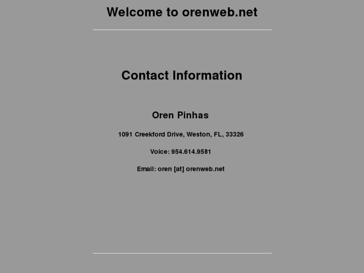 www.orenweb.net