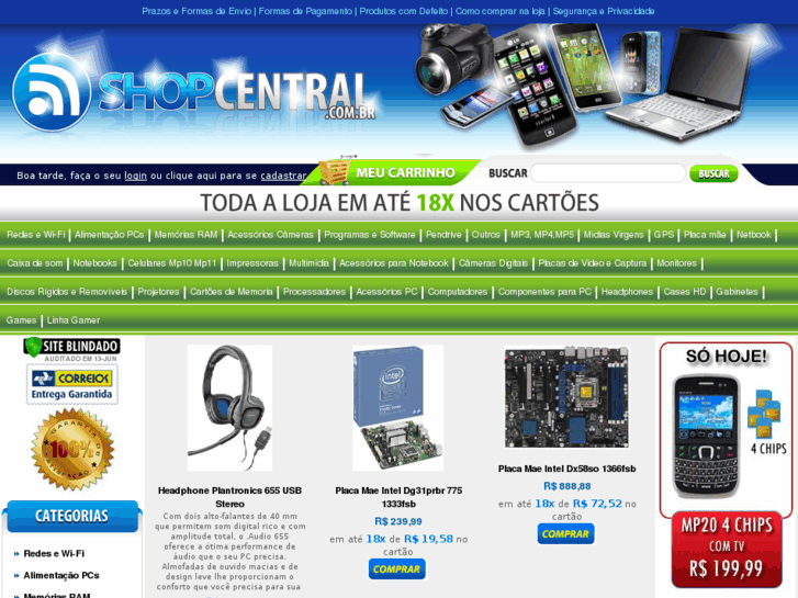 www.shopcentral.com.br