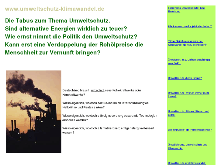 www.umweltschutz-klimawandel.de