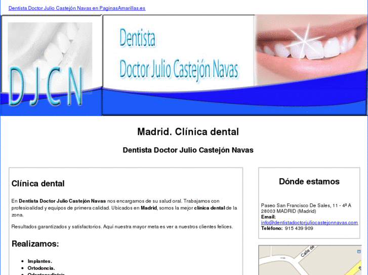 www.dentistadoctorjuliocastejonnavas.com