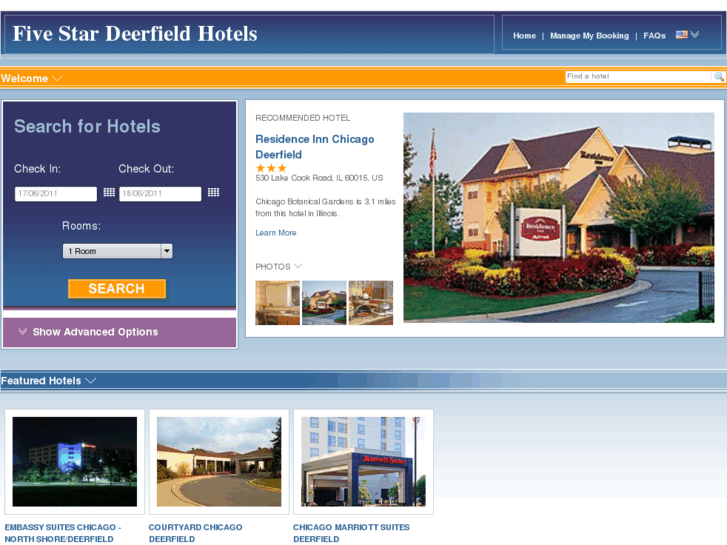 www.fivestardeerfieldhotels.com