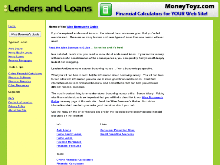 www.lendersandloans.com