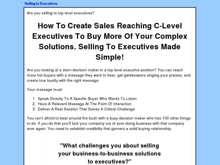 www.sellingtoexecutives.com