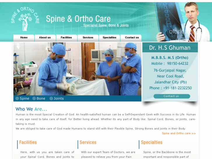 www.spineandorthocare.com