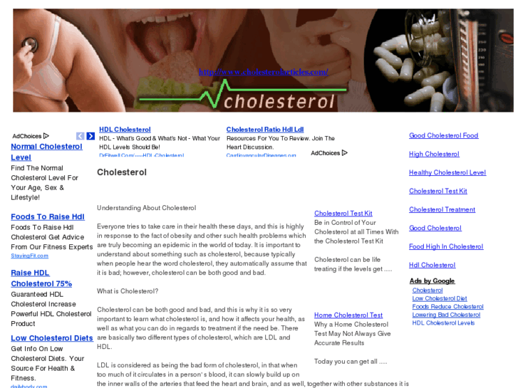 www.cholesterolarticles.com