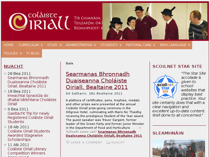 www.colaiste-oiriall.com