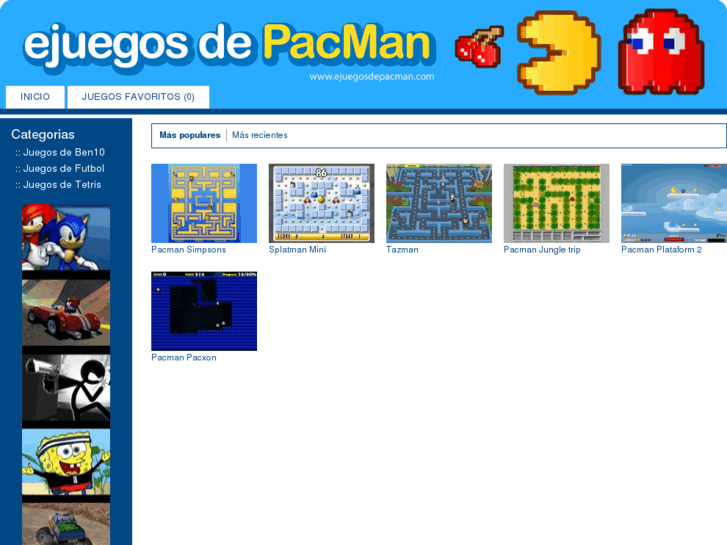 www.ejuegosdepacman.com