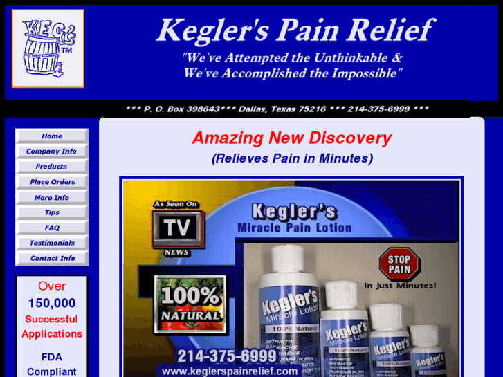 www.keglerspainrelief.com