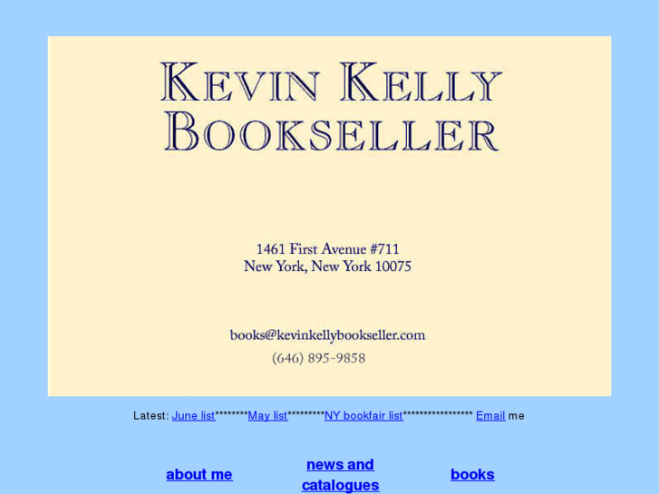 www.kevinkellybookseller.com