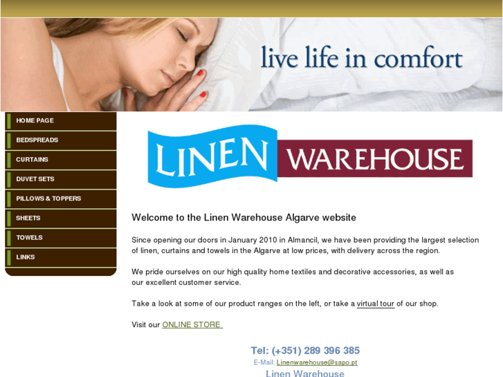 www.linenwarehousealgarve.com