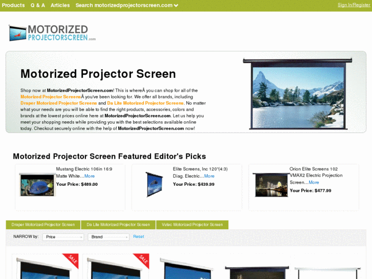 www.motorizedprojectorscreen.com
