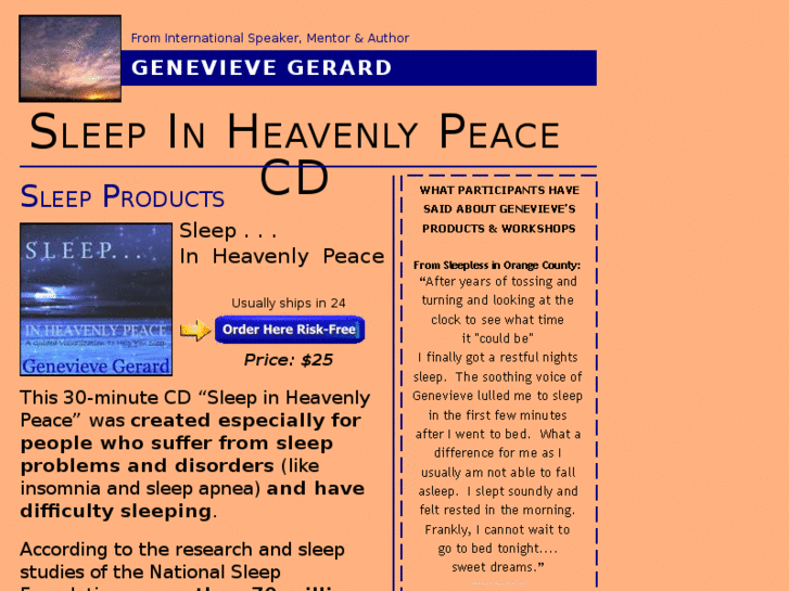 www.sleepheavenlypeace.com