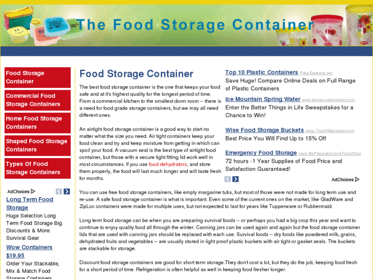 www.thefoodstoragecontainer.com