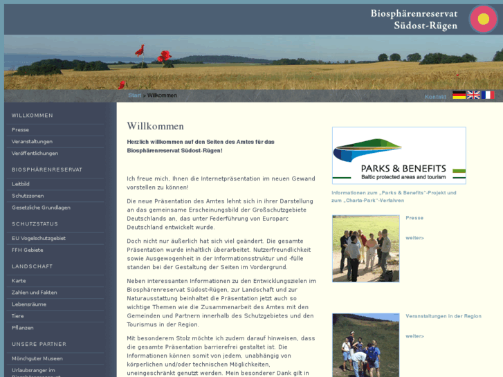 www.biosphaerenreservat-suedostruegen.de